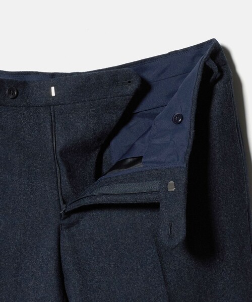 A DAY IN THE LIFE UNITED ARROWS（アデイインザライフユナイテッドアローズ）の「ホームスパン ネイビースラックス-セットアップ対応-＜A DAY IN THE LIFE＞（スラックス・メンズ・ネイビー・S/XL/M/L）」の12枚目の写真
