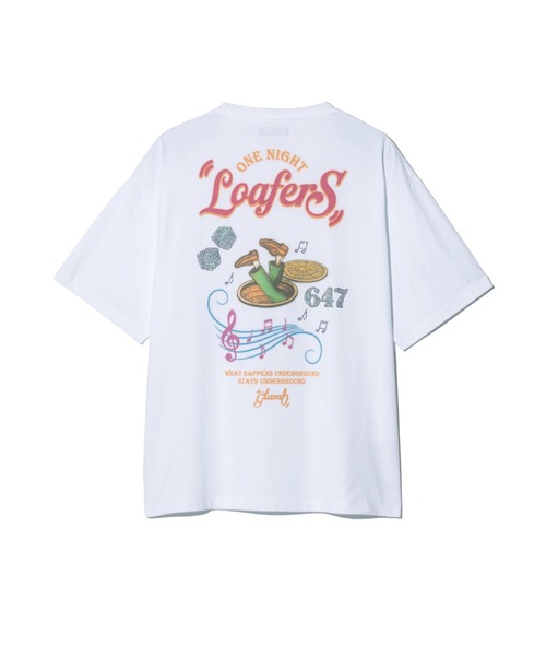 glamb(グラム)の「Loafers Gig T-Shirt / ローファーズギグTシャツ(Tシャツ/カットソー・メンズ・ホワイト/ブラック・S/M/L)」の7枚目の写真