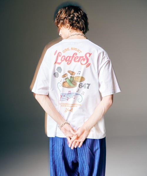 glamb(グラム)の「Loafers Gig T-Shirt / ローファーズギグTシャツ(Tシャツ/カットソー・メンズ・ホワイト/ブラック・S/M/L)」の9枚目の写真