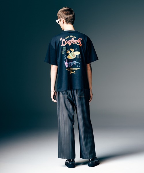 glamb(グラム)の「Loafers Gig T-Shirt / ローファーズギグTシャツ(Tシャツ/カットソー・メンズ・ホワイト/ブラック・S/M/L)」の15枚目の写真
