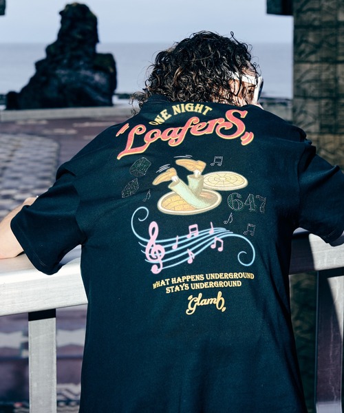 glamb(グラム)の「Loafers Gig T-Shirt / ローファーズギグTシャツ(Tシャツ/カットソー・メンズ・ホワイト/ブラック・S/M/L)」の16枚目の写真