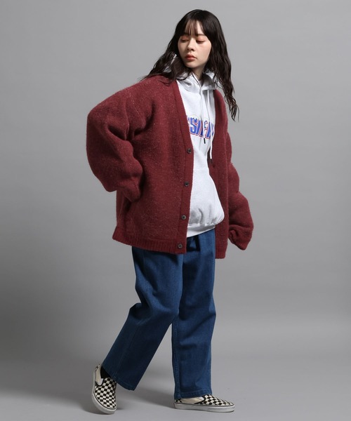 GEORGE'S（ジョージズ）の「ラクガキモチーフカーディガン（カーディガン/ボレロ・メンズ・ネイビー/グリーン/レッド・MEDIUM/LARGE）」の8枚目の写真