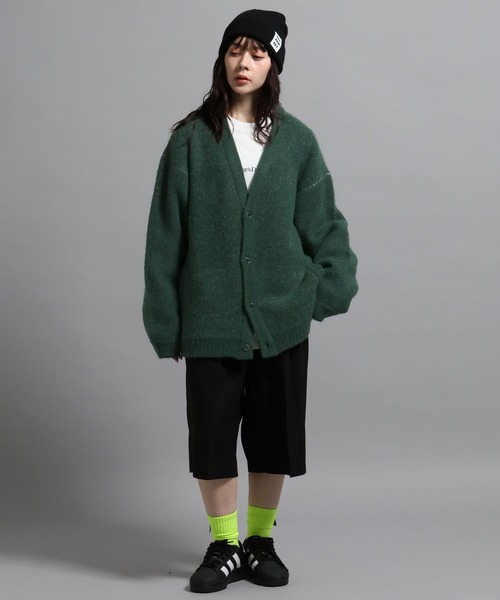 GEORGE'S（ジョージズ）の「ラクガキモチーフカーディガン（カーディガン/ボレロ・メンズ・ネイビー/グリーン/レッド・MEDIUM/LARGE）」の15枚目の写真