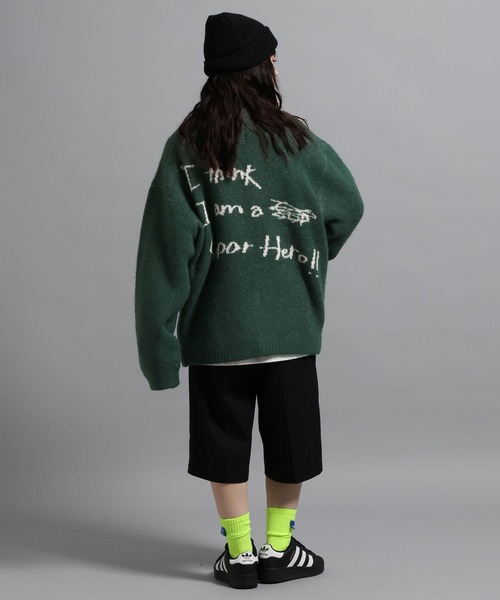 GEORGE'S（ジョージズ）の「ラクガキモチーフカーディガン（カーディガン/ボレロ・メンズ・ネイビー/グリーン/レッド・MEDIUM/LARGE）」の19枚目の写真