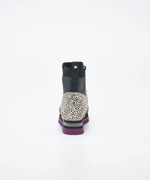 VEGE（ベジ）の「VEGE Hexagon（ブーツ・レディース・ブラック系その他/ブラック/アイボリー・36/37/38/39）」の6枚目の写真