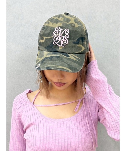 EVRIS(エヴリス)の「EVRISオリジナルロゴCAP(キャップ・レディース・カーキ/アイボリー/ブラウン・FREE)」の17枚目の写真