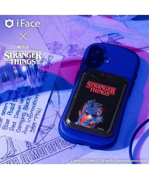 Netflixシリーズ「ストレンジャー・シングス 未知の世界」 iFace