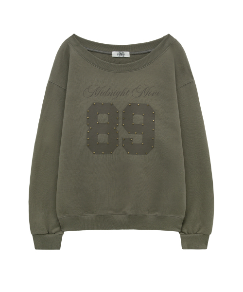 Midnight Move（ミッドナイトムーブ）の「stud 89 mtm (khaki)（スウェット・レディース・その他・FREE）」の2枚目の写真