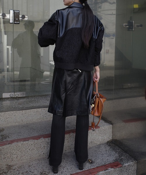 JENNY CURVE DOCKING BLOUSON（テーラードジャケット）｜Ameri（アメリ