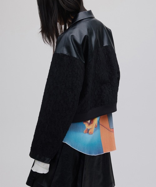 JENNY CURVE DOCKING BLOUSON（テーラードジャケット）｜Ameri（アメリ