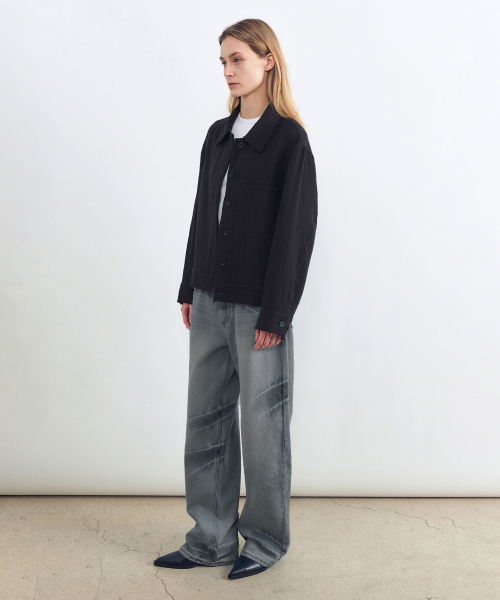 INSILENCE WOMEN(インサイレンスウーマン)の「ドミンゴウォッシュドデニム グレー(デニムパンツ・レディース・その他・MEDIUM/LARGE)」の17枚目の写真