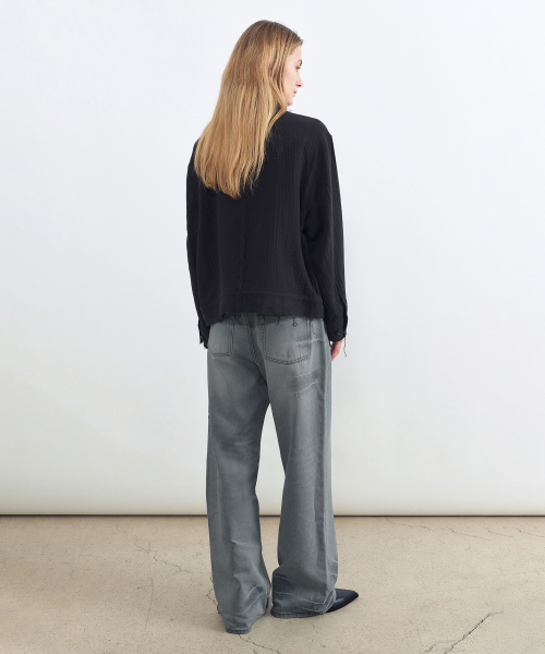 INSILENCE WOMEN(インサイレンスウーマン)の「ドミンゴウォッシュドデニム グレー(デニムパンツ・レディース・その他・MEDIUM/LARGE)」の11枚目の写真