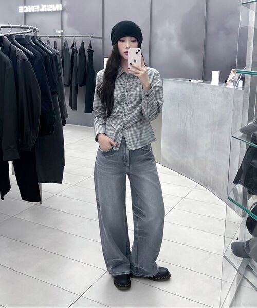 INSILENCE WOMEN(インサイレンスウーマン)の「ドミンゴウォッシュドデニム グレー(デニムパンツ・レディース・その他・MEDIUM/LARGE)」の20枚目の写真