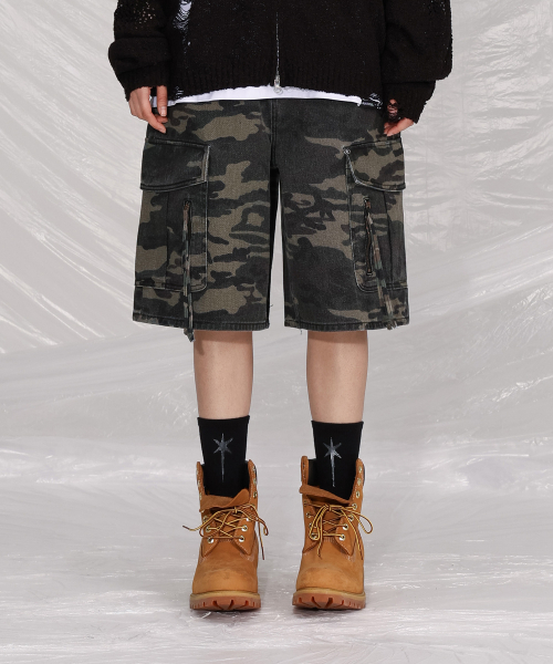 SAINTPAIN(セイントペイン)の「SPカモカーゴバミューダパンツグリーン(その他パンツ・レディース・その他・MEDIUM/LARGE)」の3枚目の写真