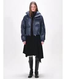 String Goose Down Jumper Midnight Blue + ウォーマー