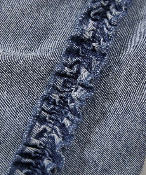 devirock(デビロック)の「サイドフリル デニムパンツ(デニムパンツ・キッズ・グレー系/ブルー系・100cm/110cm/120cm/130cm/140cm/150cm/160cm)」の8枚目の写真