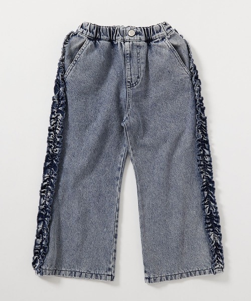 devirock(デビロック)の「サイドフリル デニムパンツ(デニムパンツ・キッズ・グレー系/ブルー系・100cm/110cm/120cm/130cm/140cm/150cm/160cm)」の11枚目の写真