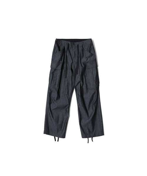 HORLISUN(ホーリーサン)の「Keystone Chambray Cargo Pants Dark Navy(その他パンツ・レディース・その他・MEDIUM/LARGE/SMALL)」の1枚目の写真