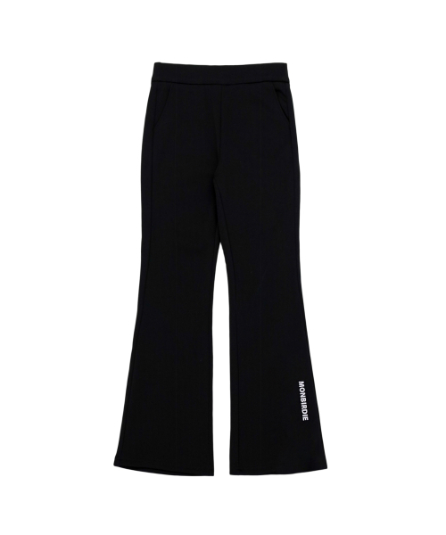 MONBIRDIE GOLF(モンバーディーゴルフ)の「マーチンバランス 裏起毛ブーツカットパンツ BLACK(その他パンツ・レディース・ブラック・SMALL/MEDIUM/LARGE)」の1枚目の写真