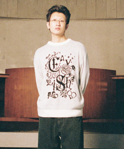 Cavish(カビシ)の「IVY BRUSHED KNIT SWEATER IVORY(CV2EFUK602A)(ニット/セーター・レディース・アイボリー・SMALL/MEDIUM/LARGE)」の3枚目の写真