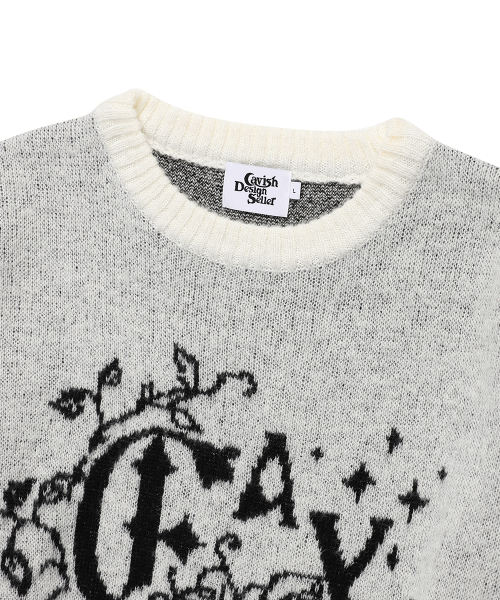 Cavish(カビシ)の「IVY BRUSHED KNIT SWEATER IVORY(CV2EFUK602A)(ニット/セーター・レディース・アイボリー・SMALL/MEDIUM/LARGE)」の4枚目の写真