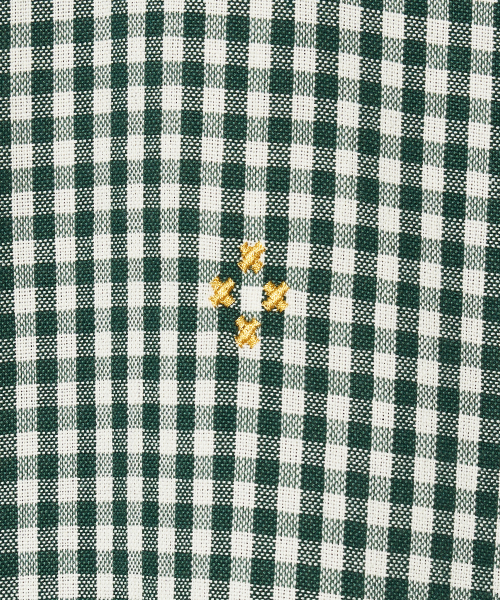 Diamond Layla（ダイアモンドレイラ）の「Gingham Check 1/2 shirt S143  Green（シャツ/ブラウス・レディース・その他・LARGE/MEDIUM/SMALL/X-LARGE）」の5枚目の写真