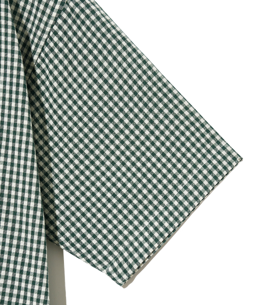 Diamond Layla（ダイアモンドレイラ）の「Gingham Check 1/2 shirt S143  Green（シャツ/ブラウス・レディース・その他・LARGE/MEDIUM/SMALL/X-LARGE）」の6枚目の写真