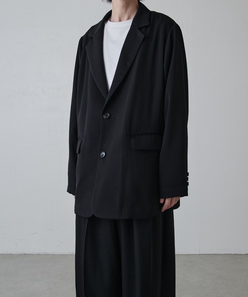 Lui's（ルイス）の「フレンチツイルオーバージャケット（テーラードジャケット・メンズ・ブラック・S）」の3枚目の写真