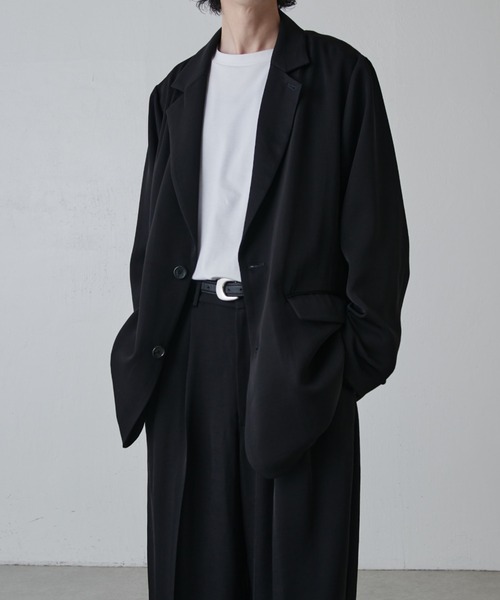 Lui's（ルイス）の「フレンチツイルオーバージャケット（テーラードジャケット・メンズ・ブラック・S）」の5枚目の写真