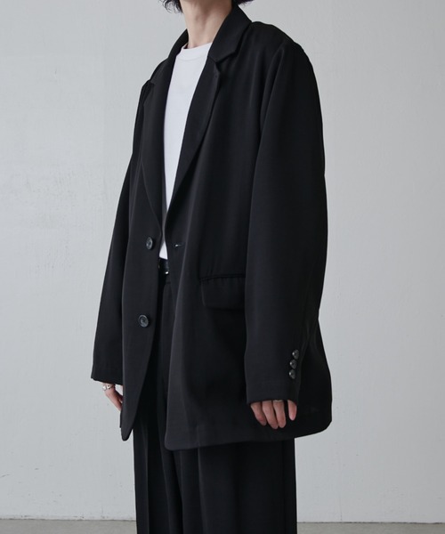 Lui's（ルイス）の「フレンチツイルオーバージャケット（テーラードジャケット・メンズ・ブラック・S）」の6枚目の写真
