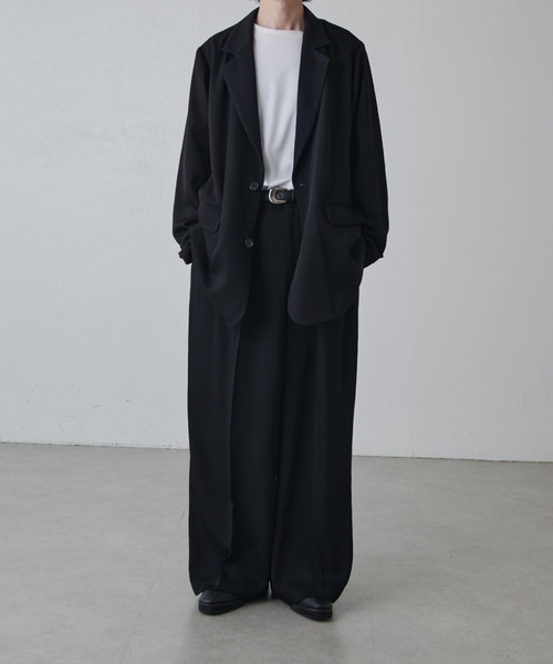 Lui's（ルイス）の「フレンチツイルオーバージャケット（テーラードジャケット・メンズ・ブラック・S）」の9枚目の写真