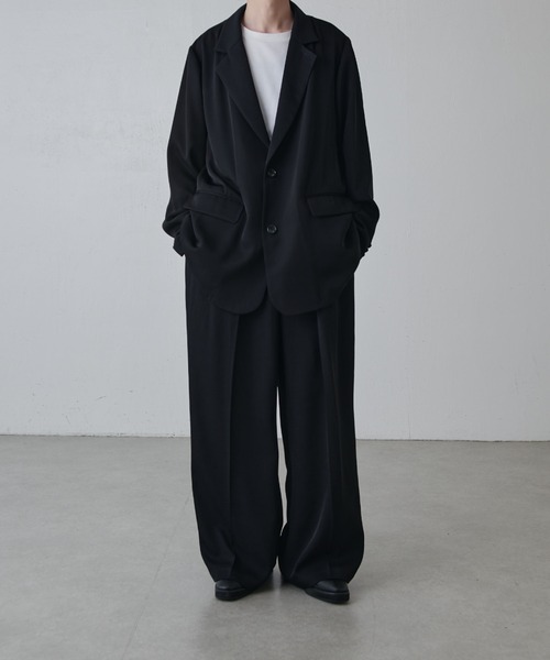 Lui's（ルイス）の「フレンチツイルオーバージャケット（テーラードジャケット・メンズ・ブラック・S）」の11枚目の写真