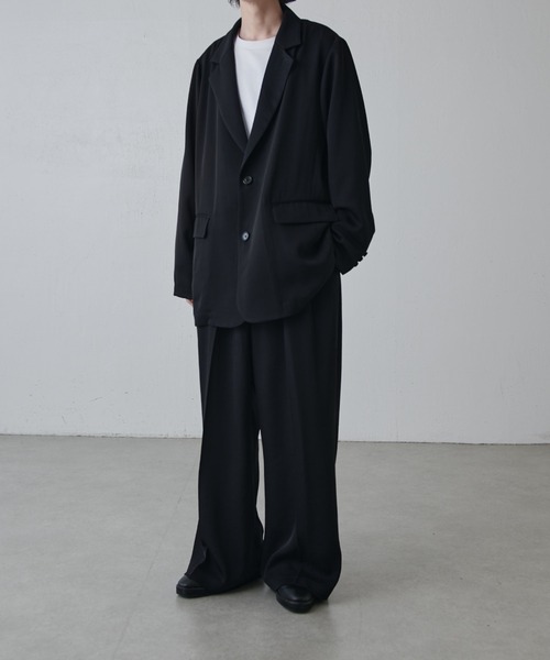 Lui's（ルイス）の「フレンチツイルオーバージャケット（テーラードジャケット・メンズ・ブラック・S）」の12枚目の写真