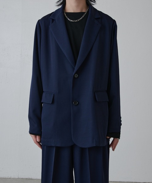 Lui's（ルイス）の「フレンチツイルオーバージャケット（テーラードジャケット・メンズ・ブラック・S）」の13枚目の写真