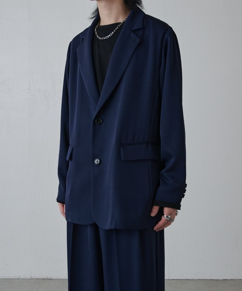 Lui's（ルイス）の「フレンチツイルオーバージャケット（テーラードジャケット・メンズ・ブラック・S）」の14枚目の写真