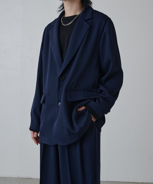 Lui's（ルイス）の「フレンチツイルオーバージャケット（テーラードジャケット・メンズ・ブラック・S）」の15枚目の写真