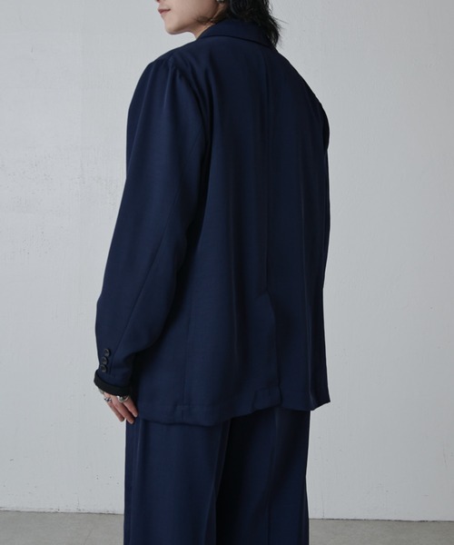 Lui's（ルイス）の「フレンチツイルオーバージャケット（テーラードジャケット・メンズ・ブラック・S）」の16枚目の写真