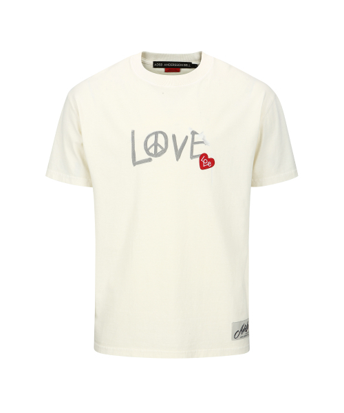 ADSB ANDERSSON BELL(アンダースンベル)の「ユニセックスラブTシャツ atb1252u(ECRU)(Tシャツ/カットソー・レディース・その他・X-SMALL/SMALL)」の2枚目の写真