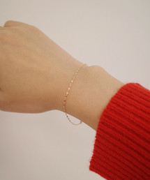 SLOBE IENA | 《WEB限定/追加2》SLOBE エクレアチェーンブレスレット K10(ブレスレット)