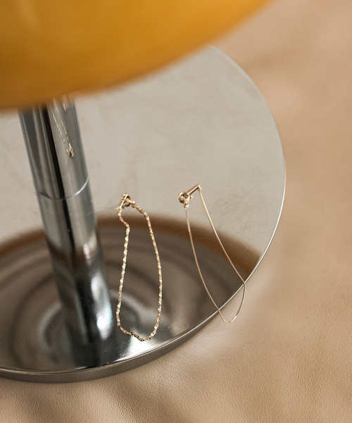 SLOBE IENA(スローブイエナ)の「《WEB限定/追加2》SLOBE エクレアチェーンブレスレット K10(ブレスレット・レディース・ゴールド・FREE)」の4枚目の写真