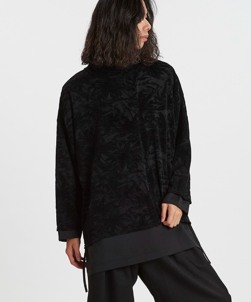 NO ID.（ノーアイディ）の「mlt5525-ﾚｲﾔｰﾄﾞﾀｰﾄﾙﾈｯｸBIG-PO プルオーバー(457006-391T)（その他トップス・メンズ・ホワイト/グレー/ブラック・ONE SIZE）」の3枚目の写真