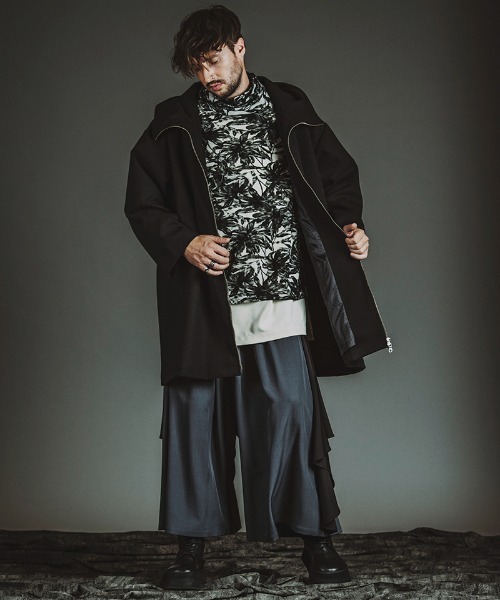 NO ID.（ノーアイディ）の「mlt5525-ﾚｲﾔｰﾄﾞﾀｰﾄﾙﾈｯｸBIG-PO プルオーバー(457006-391T)（その他トップス・メンズ・ホワイト/グレー/ブラック・ONE SIZE）」の15枚目の写真