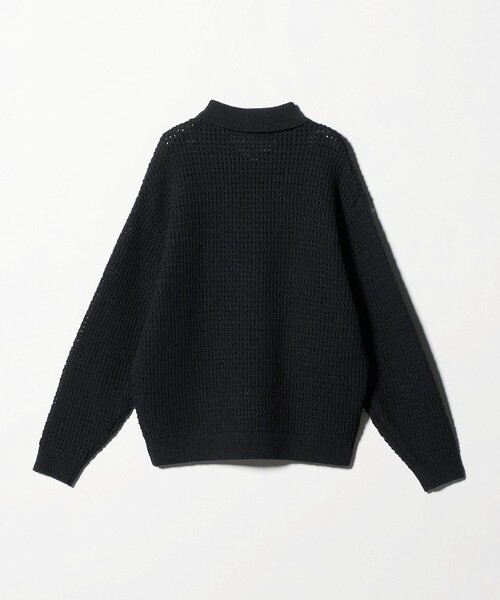 BEAUTY&YOUTH UNITED ARROWS（ビューティーアンドユースユナイテッドアローズ）の「ブークレ レース ジップ ポロジャケット ウォッシャブル（カーディガン/ボレロ・メンズ・ブラック/オリーブ・S/M/L/XL）」の11枚目の写真