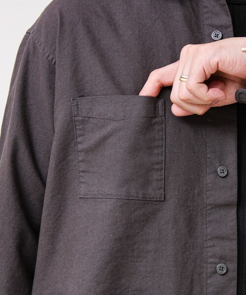 GLOSTER（グロスター）の「【ユーティリティシャツ】ダックポケットシャツ（シャツ/ブラウス・メンズ・ブラウン/オリーブ/チャコールグレー・M/S/L）」の11枚目の写真