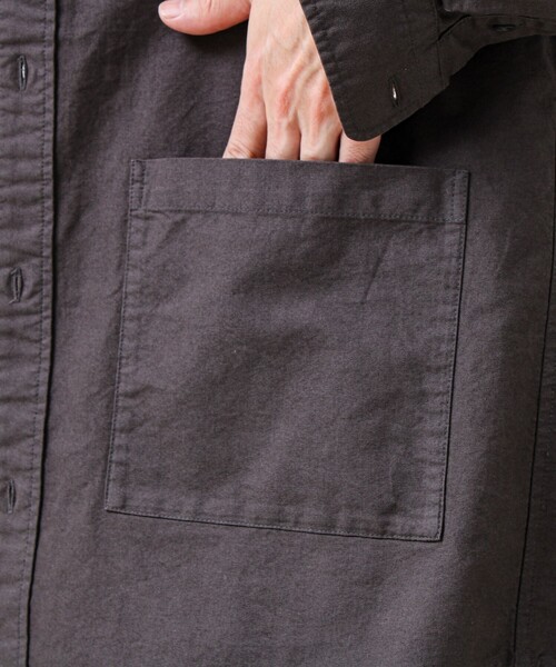 GLOSTER（グロスター）の「【ユーティリティシャツ】ダックポケットシャツ（シャツ/ブラウス・メンズ・ブラウン/オリーブ/チャコールグレー・M/S/L）」の12枚目の写真