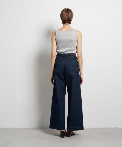 LANVIN en Bleu（ランバンオンブルー）の「デニムワイドパンツ（デニムパンツ・レディース・ブルー/ネイビー・34/36/38/40）」の5枚目の写真