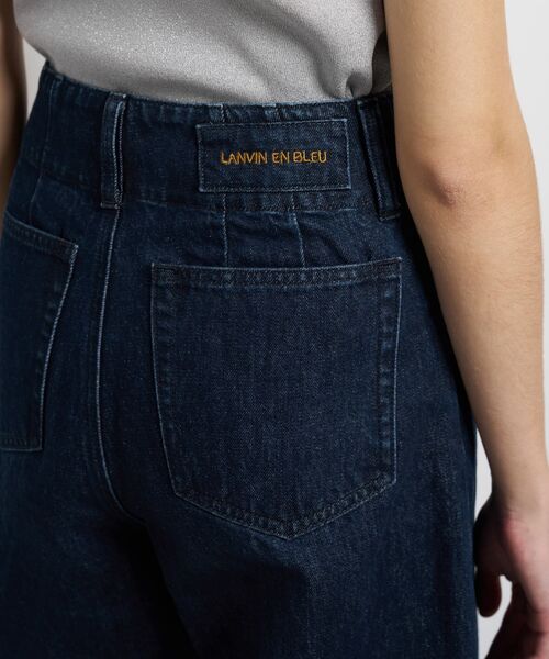 LANVIN en Bleu（ランバンオンブルー）の「デニムワイドパンツ（デニムパンツ・レディース・ブルー/ネイビー・34/36/38/40）」の10枚目の写真