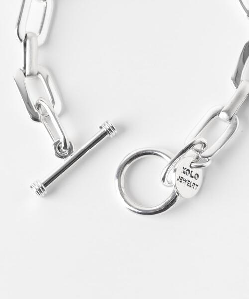 XOLO（ショロ）の「XOLO　HARDEN LINK BRACELET（ブレスレット・メンズ・シルバー・19）」の4枚目の写真