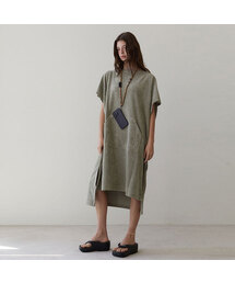 RVIS terry twoway poncho khaki