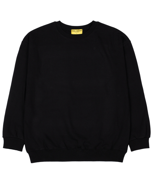 Union Garments(ユニオンガーメンツ)の「裏毛無地オーバーサイズスウェットTシャツブラック(スウェット・レディース・その他・MEDIUM/LARGE/X-LARGE/XX-LARGE)」の1枚目の写真
